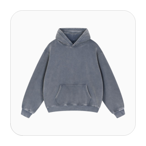 Snow Wash Fleece Oversize Hoodie